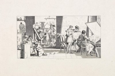 Studio of a Printmaker by Pierre Charles Baquoy